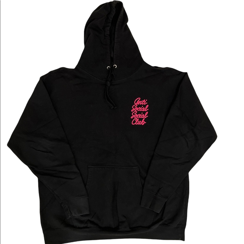 Anti social social club neon hoodie